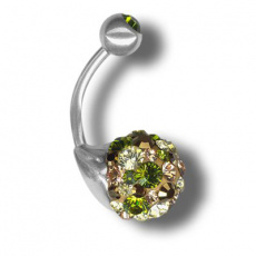 Piercing s krystaly Swarovski Sphere K