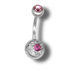 Piercing s krystaly Swarovski Eye E