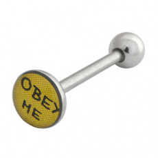 Piercing do jazyka OBEY ME HRPP34