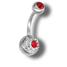 Piercing s krystaly Swarovski Eye F