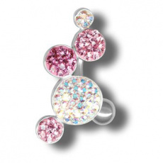 Piercing s krystaly Swarovski Boules E