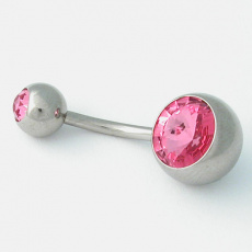 Piercing  do pupíku JBL32Srose